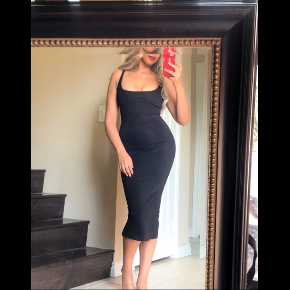 Black Midi Dress